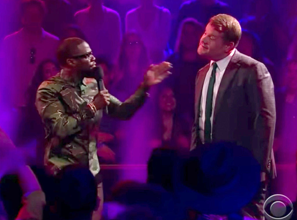 James Corden And Kevin Hart Roast Each Other In Heated Rap Battle